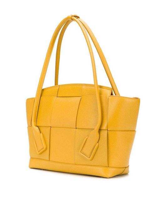 Bottega Veneta Yellow Medium Arco Tote Bag