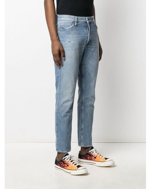 Department 5 Blue Chunky Distressed Jeans for men