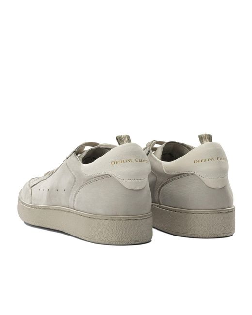 Officine Creative Gray 'The Answer' Low-Top Sneakers for men