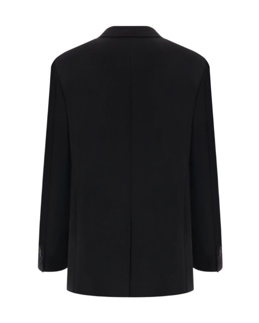 Bottega Veneta Black Single Breasted Tailored Blazer for men