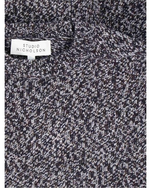 Studio Nicholson Gray Guernsey Jumper for men