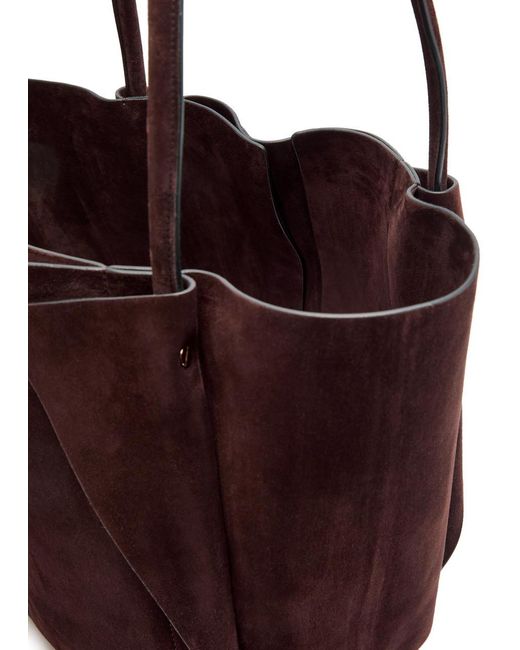 Gabriela Hearst Red Marija Suede Tote Bag