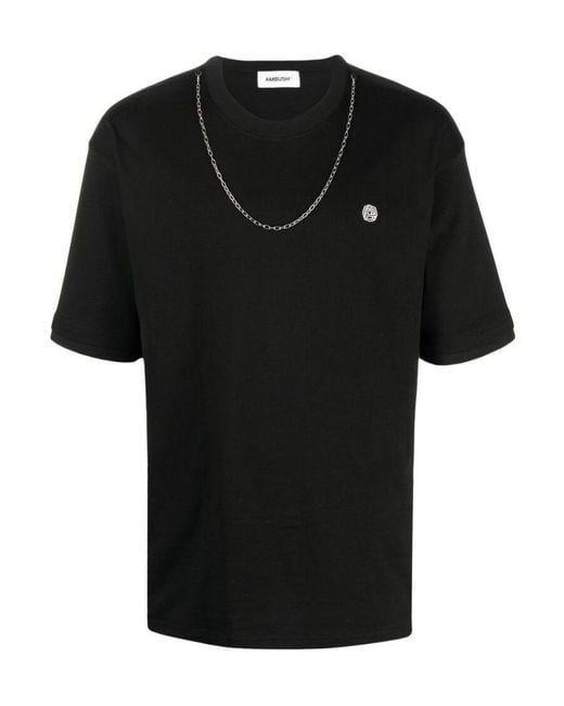 Ambush Black Chain T-Shirt for men