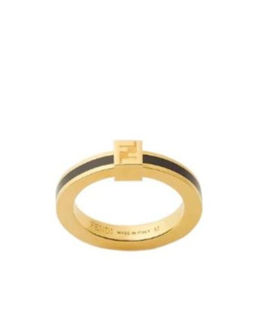 Fendi Metallic Forever Ring