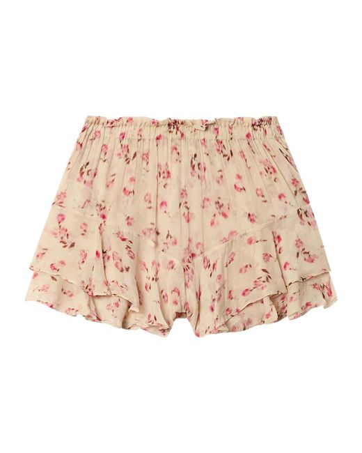 Isabel Marant Natural Isabel Marant Étoile Sornel Ruffled Shorts