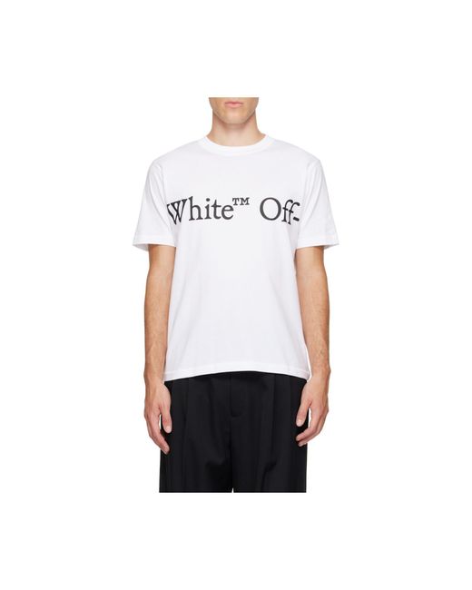Off-White c/o Virgil Abloh Gray Bookish Scarf T-Shirt for men