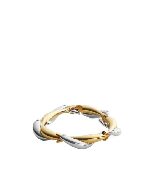 Bottega Veneta Metallic Sardine Bracelet
