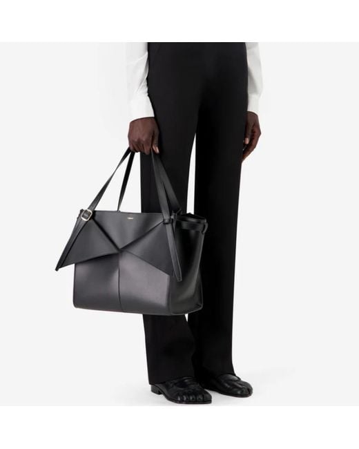 Coperni Black Medium Belt Cabas Tote Bag