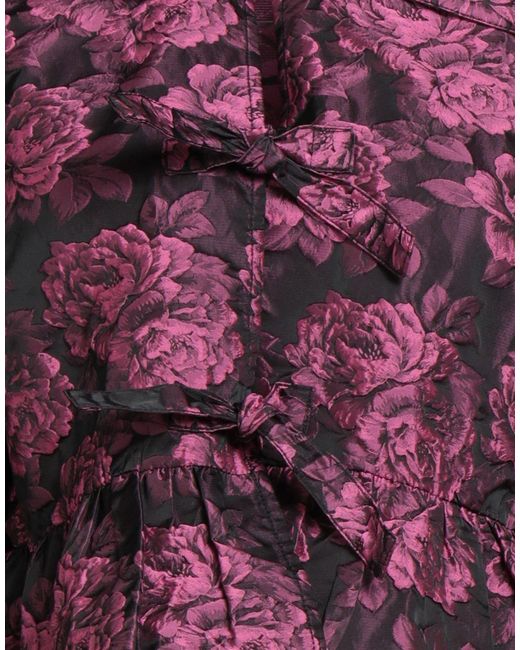 Ganni Red Floral Pattern Top