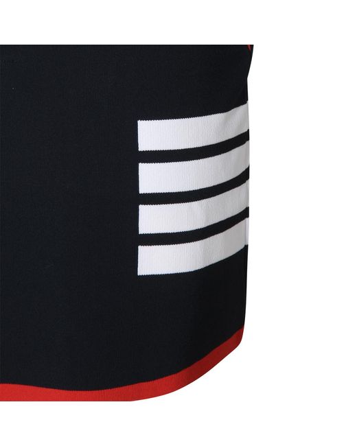 Thom Browne Blue 4-Bar Box Drawstring Mini Skirt