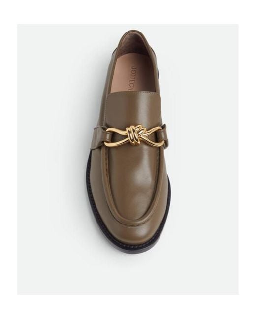Bottega Veneta Brown Astaire Loafers
