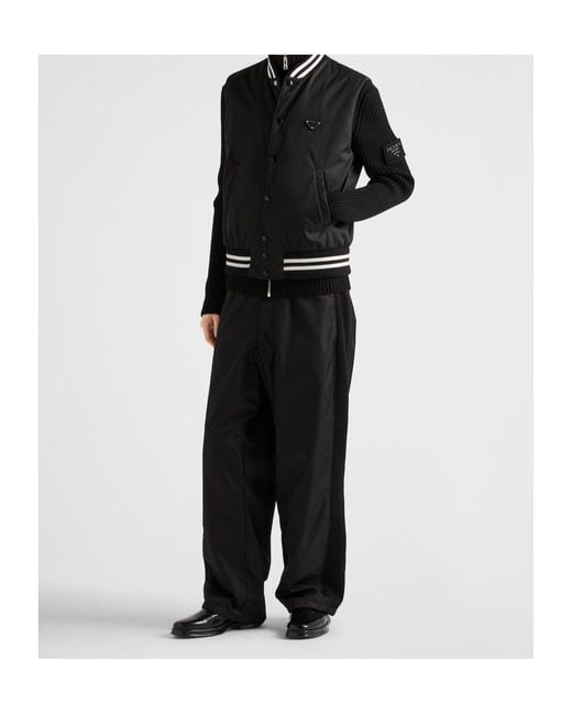 Prada Black Re-Nylon Vest for men