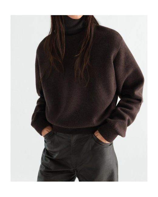 Lemaire Black Short Sweater