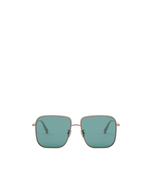 BVLGARI Green Bulgari Square Frame Sunglasses for men