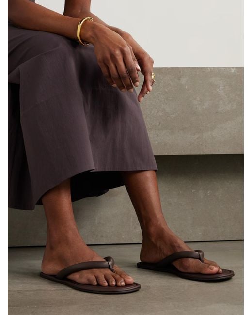 St. Agni White Sumi Flip-Flops