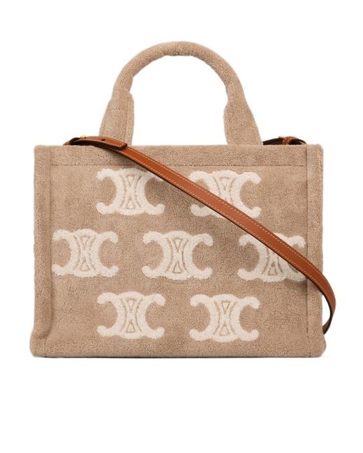 Céline Metallic Small Cabas Thais