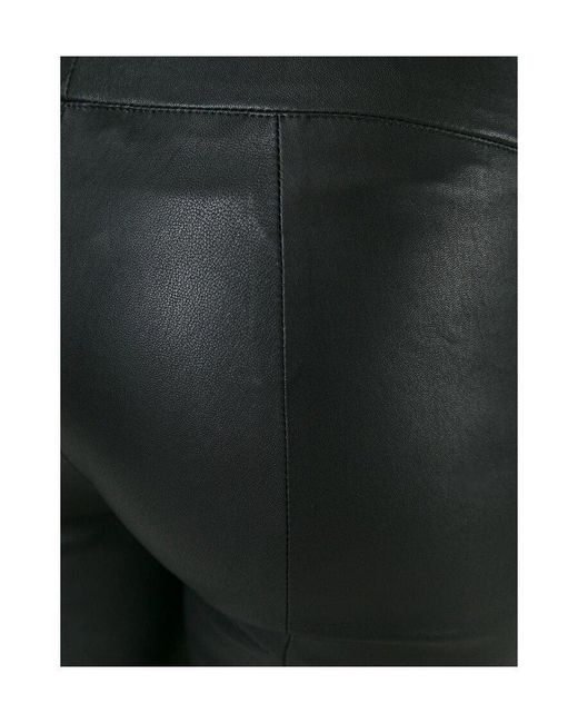 The Row Black Tight-Fitting High-Waist Pants
