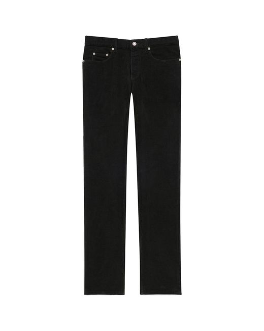 Saint Laurent Black Saint Laone Sizerent Slim Pants for men