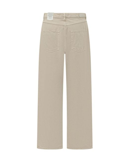 ICON DENIM Natural Bea Bull Wide-Leg Jeans