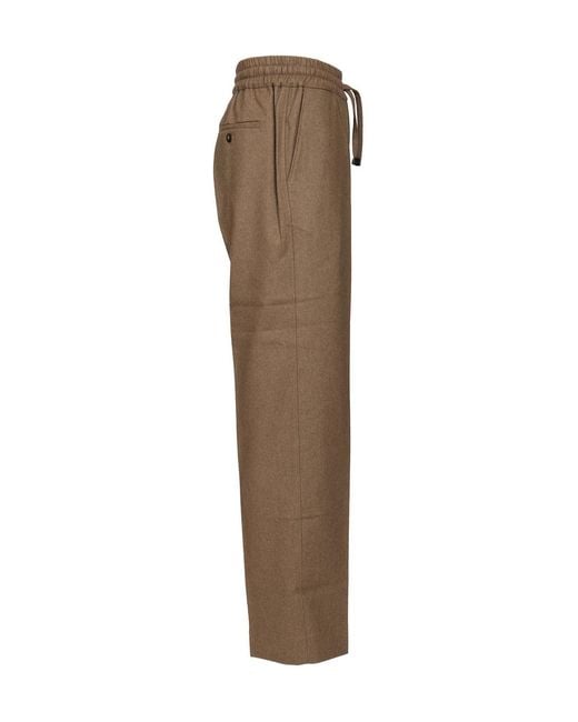 Drole de Monsieur Brown Drôle De Monsieur Elastic Waist Straight-Leg Pants