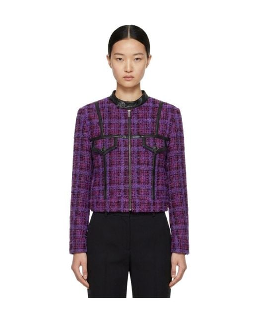 Marissa Chiara Purple Zip-Up Jacket