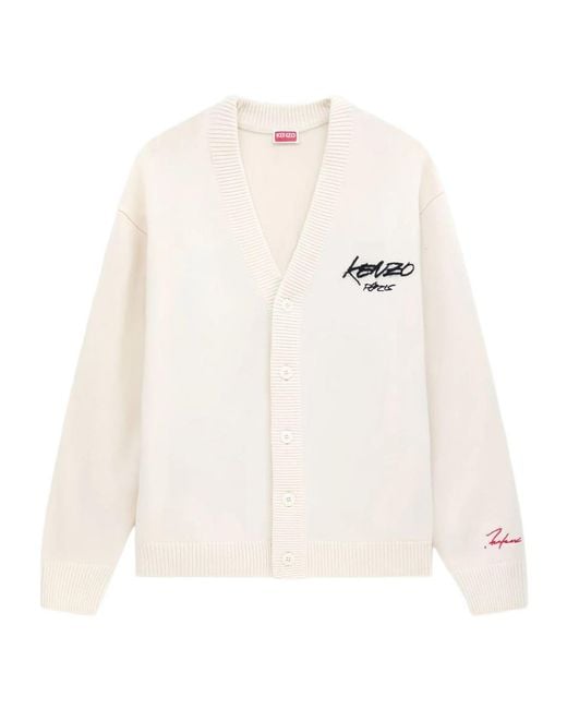 KENZO White X Futura 2000' Cardigan for men