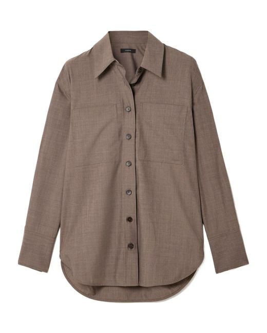 Joseph Brown Herold Wool Shirt