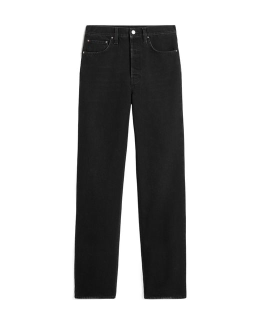 Totême Black Belt-Loop Jeans