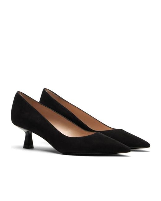 Stuart Weitzman Black Stuart Sculpt Pump 50