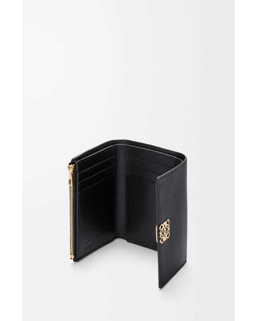 Loewe Black Anagram Small Vertical Wallet