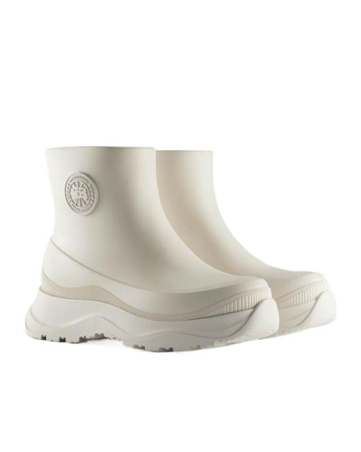 Canada Goose White Vancouver Rain Boots