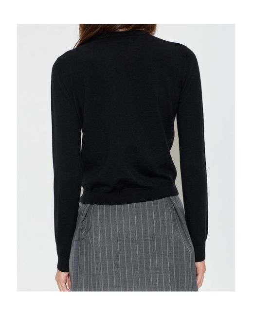 Valentino Black Long-Sleeve Cardigan