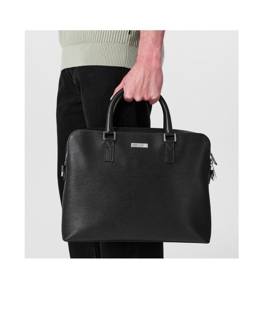 Boss Black Grainleather Briefcase for men