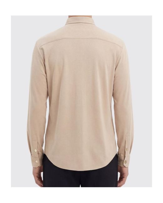 Eleventy White Classic Long-Sleeve Shirt for men