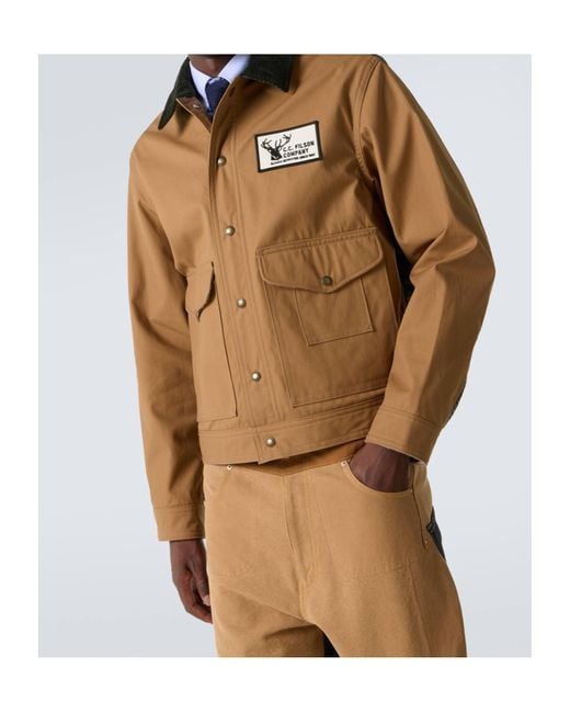 Junya Watanabe Brown X Filson Cotton And Wool-Blend Jacket for men