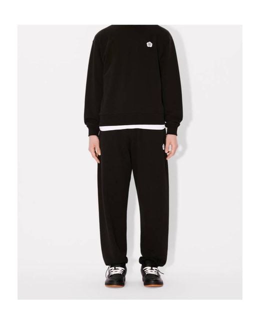 KENZO Blue Boke Flower 2.0 Embroidered Jogging Pants for men
