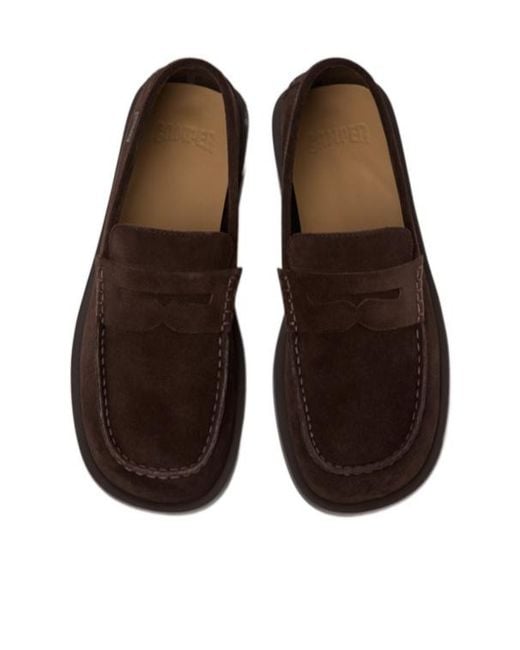 Camper Brown Penny Loafers for men