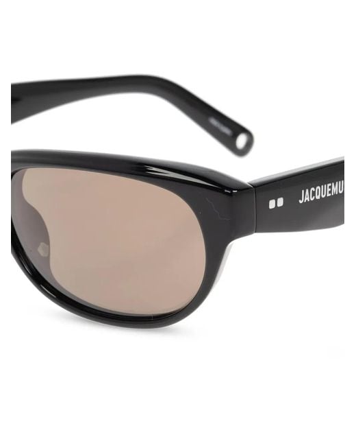 Jacquemus White Oval Frame Sunglasses for men
