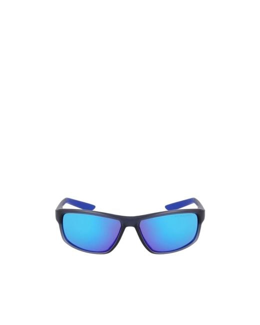 Nike Blue Rabid 22 Rectangle Frame Sunglasses for men