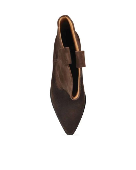 Isabel Marant Black Pointed Ankle Boots