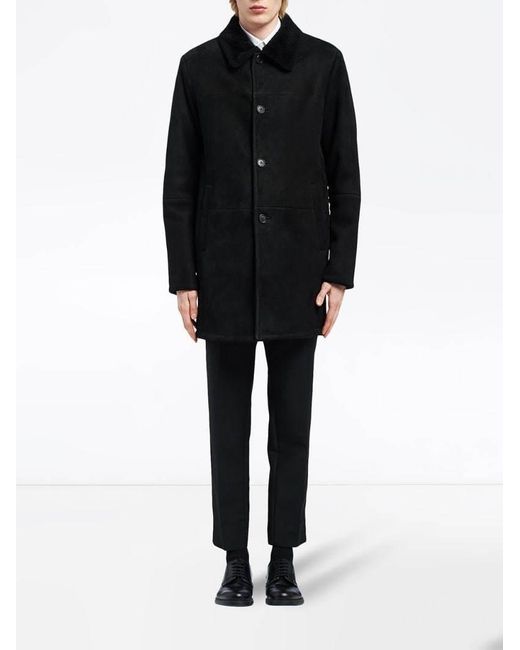 Prada Black High-Neck Long-Sleeved Jacket for men