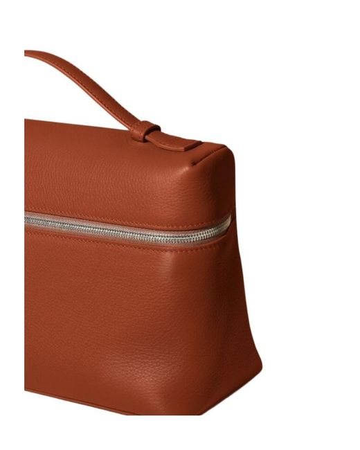 Loro Piana Brown Extra Pocket L27 Handbag