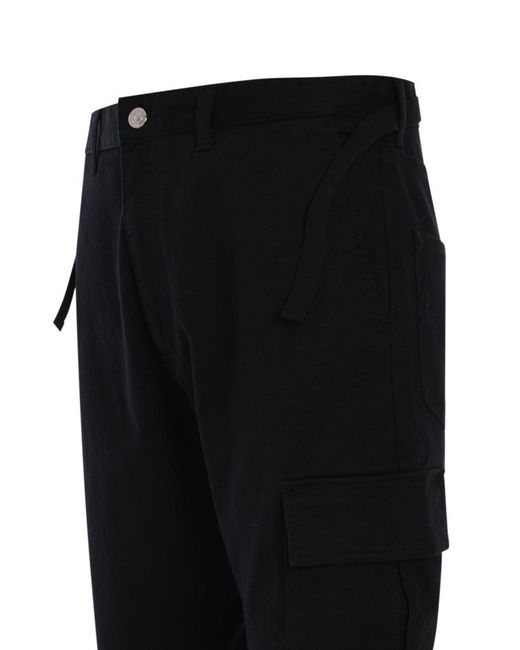 N°21 Black Casual Pants With Belt Loops for men