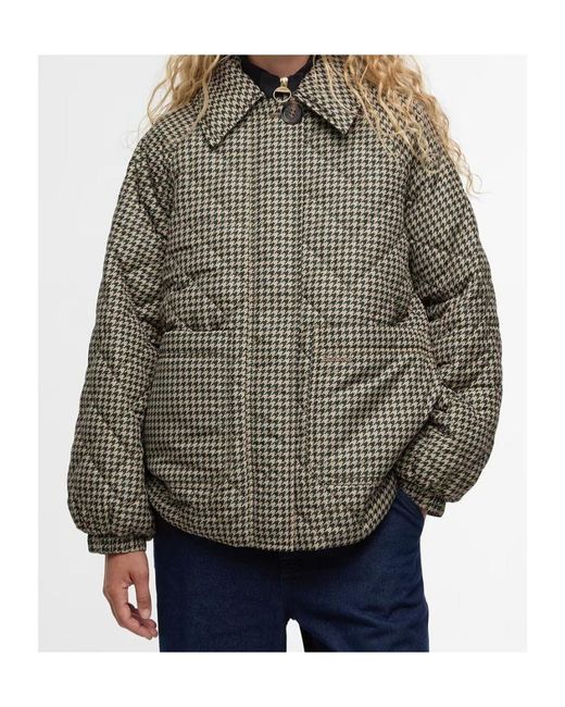 Barbour Gray Quilted Jacket