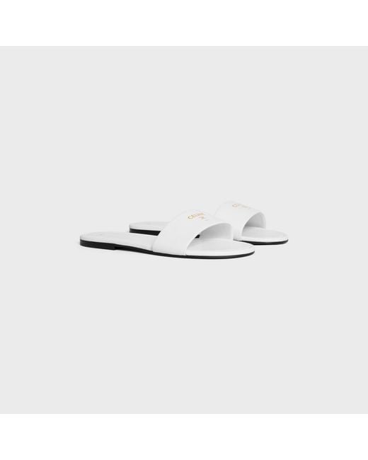 Céline White Coast Slippers