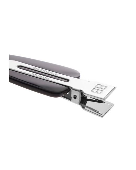 Balenciaga Black Salon Bb Two Hair Clips