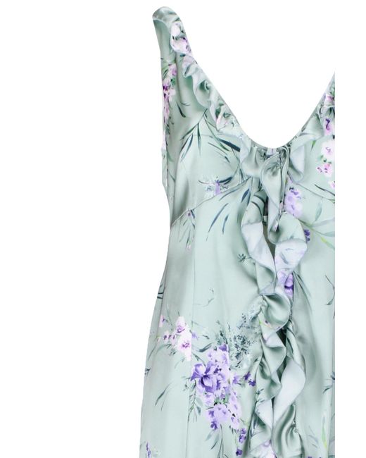 Aniye By Blue Floral-Print Ruffled Midi Dress