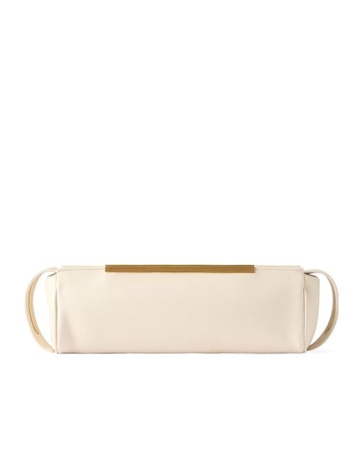 Khaite Natural Lamb Leather Clutch