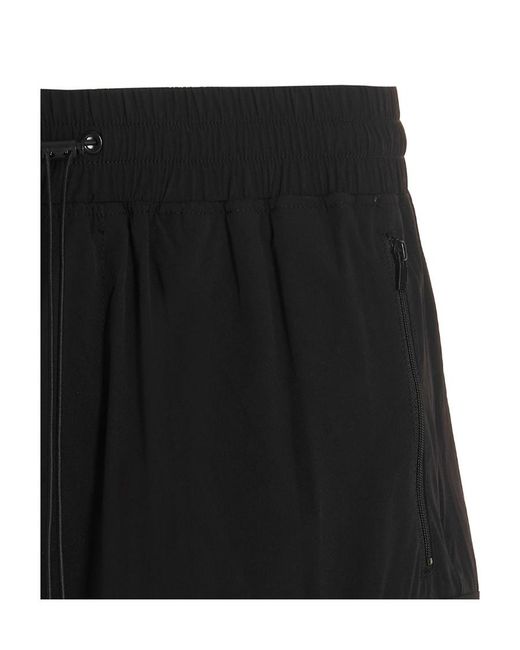 Represent Black Bermuda Shorts With Cargo Pockets for men