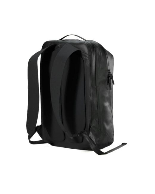 Veilance Black Anodic Backpack for men